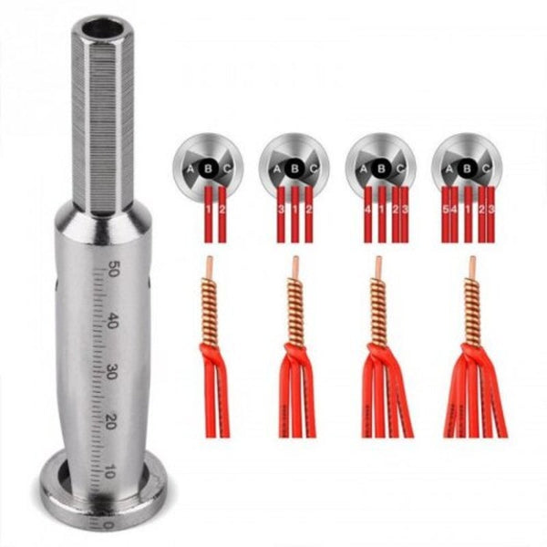 Wire Twisting Tool Wires Stripper Cable Connector Power Drill Driver Silver Wire & Cable Connectors