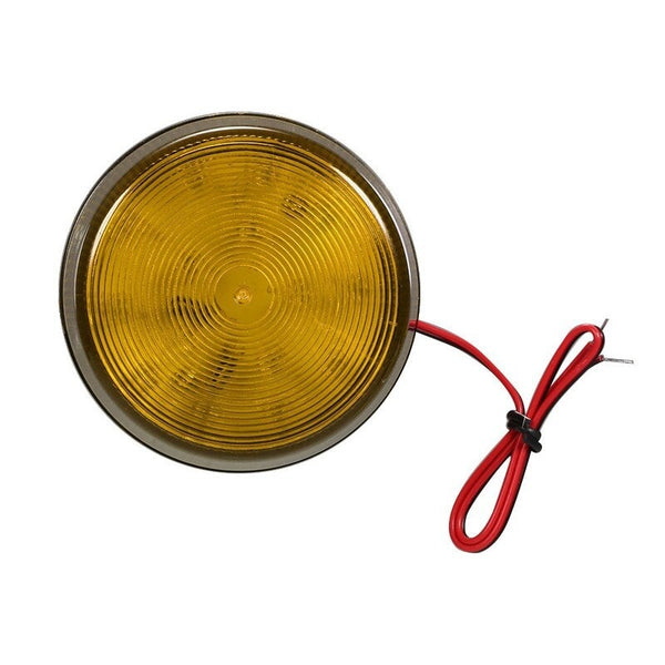 Wired Alarm Strobe Signal Safety Warning Led Light Orange.