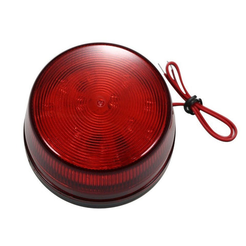 Wired Alarm Strobe Signal Safety Warning Led Light Red Alarm Systems