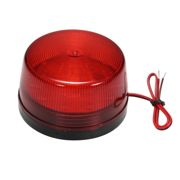 Wired Alarm Strobe Signal Safety Warning Led Light Red