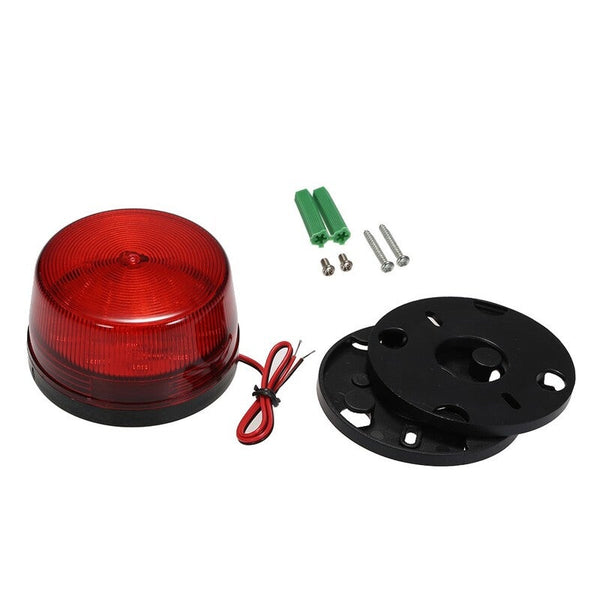 Alarm Systems Wired Alarm Strobe Signal Safety Warning Led Light Red