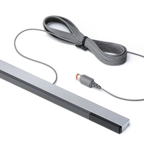 Wired Infrared Ray Sensor Bar Signal Receiver For Nintendo Wii Silver