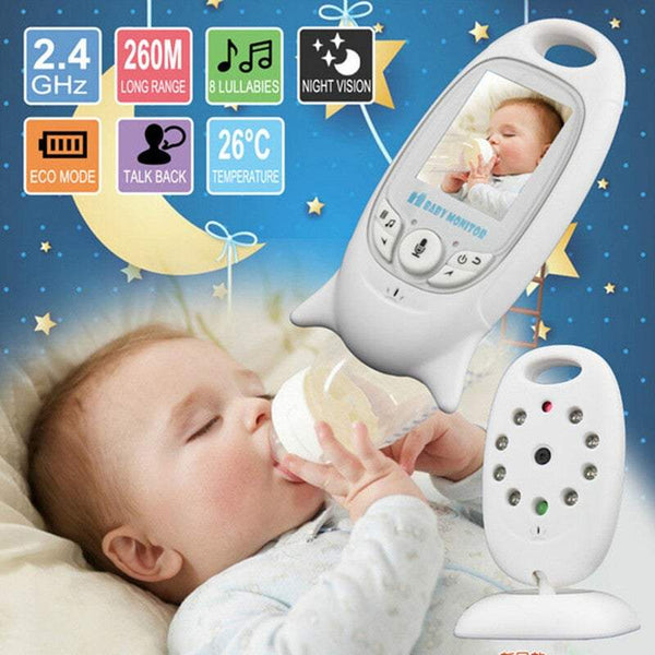 Wireless Baby Monitor Care Voice Intercom 2 Way Talk Portable Security Camera