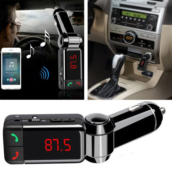 Black Bluetooth Car Adaptor Music Player