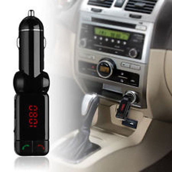 Black Bluetooth Car Adaptor Music Player