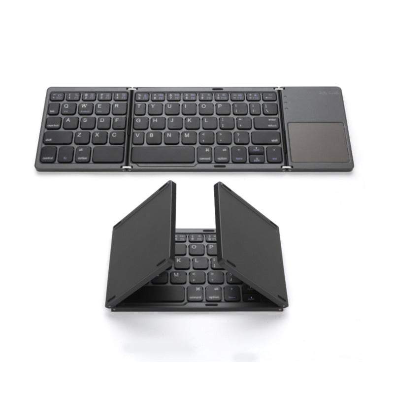 Computer Keyboards Wireless Bluetooth Folding Mini Foldable Portable Bt With Touchpad Rechargeable Li Ion Battery Keyboards & Keypads