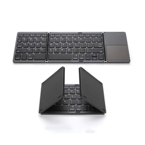 Computer Keyboards Wireless Bluetooth Folding Mini Foldable Portable Bt With Touchpad Rechargeable Li Ion Battery Keyboards & Keypads