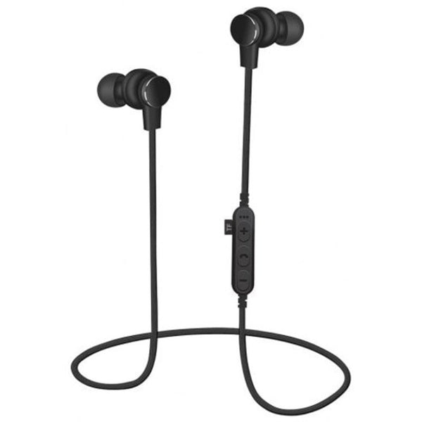 Wireless Bluetooth Headset Stereo Headphones Earbuds With Mic Tf Card Slot Black Headsets