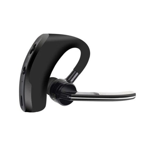 Wireless Bluetooth Headset With Microphone 1 Call Hands Free Driving Jet Black
