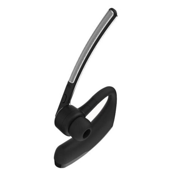 Wireless Bluetooth Headset With Microphone 1 Call Hands Free Driving Jet Black Headsets