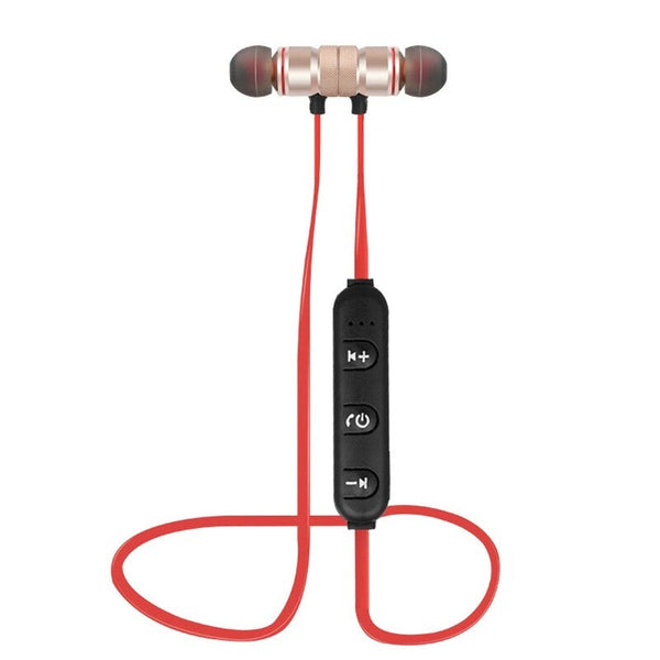 Wireless Bt 4.1 Outdoor Sport In Ear Earphone Golden Headsets