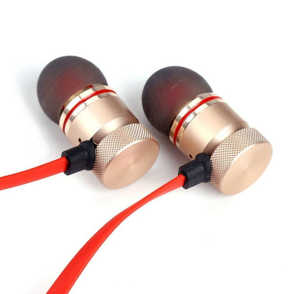 Wireless Bt 4.1 Outdoor Sport In Ear Earphone Golden Headsets
