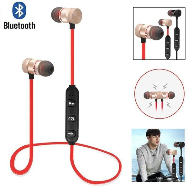 Wireless Bt 4.1 Outdoor Sport In Ear Earphone Golden Headsets