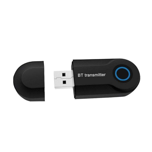 Wireless Bt Audio Transmitter Adapter Bluetooth Desktop Computer Tv To Mini 3.5Mm Stereo