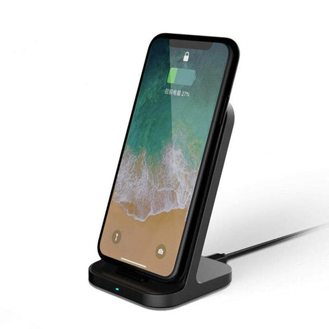 Wireless Charger 2 In 1 Fast For Mobile Phone Charging Vertical Desktop Stand Chargers & Cradles