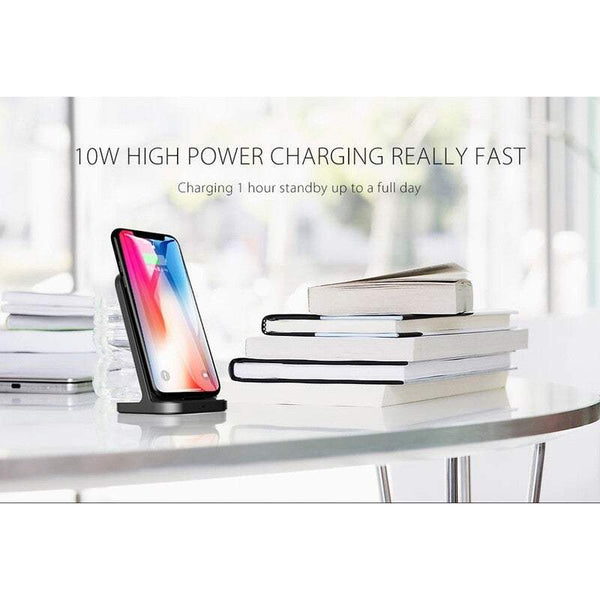 Wireless Charger 2 In 1 Fast For Mobile Phone Charging Vertical Desktop Stand Chargers & Cradles