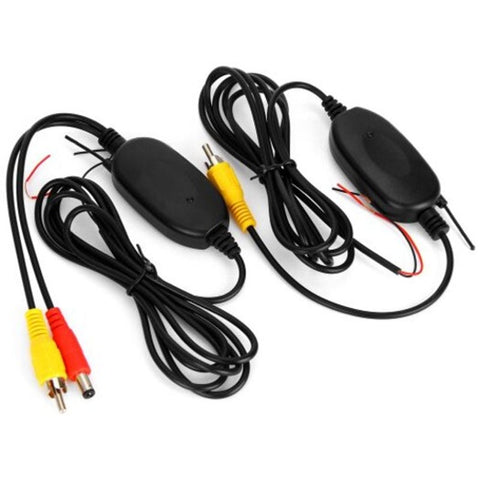 Wireless Color Video Transmitter Receiver Kit Black