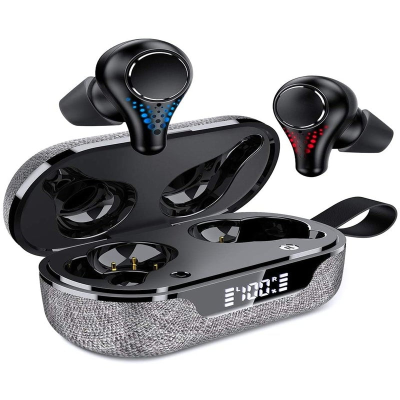 Wireless Bluetooth Headphones 5.0 In With Hifi 3D Stereo Sound Built Mic Earphones Charging Case Earbuds