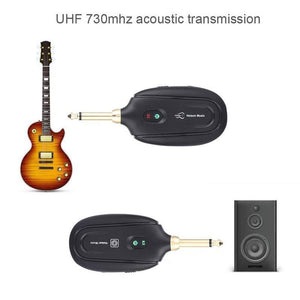 Guitar Accessories Wireless System Electric Guitars Transmitter And Receiver Set Built In Rechargeable Battery 30M Transmission Range