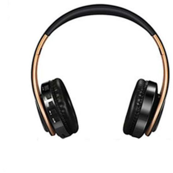 Wireless Headphones Bluetooth Headset Earbuds With Microphone For Mobile Music Gold Headsets