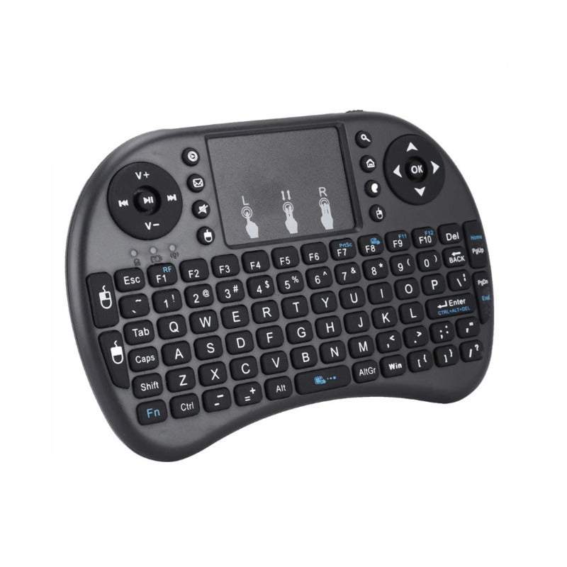 Computer Keyboards Wireless With Touchpad Mouse And Multimedia Keys 2.4Ghz Usb Rechargeable Handheld Remote Control For Pc Htpc X Box Android Tv Smart