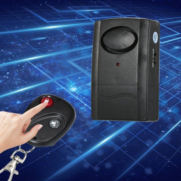 Wireless Remote Control Vibration Alarm Anti Theft Detector Locks & Security