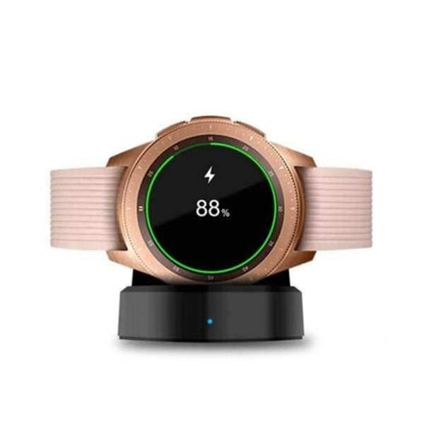 Wireless Stand Charging Charger Dock For Samsung Galaxy Watch 46Mm / 42Mm Active Black Chargers & Docking Stations