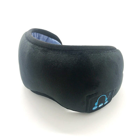 Wireless Stereo Bt Earphone Sleep Mask Soft Earphones Support Handsfree Sleeping Eye Black Eye Masks