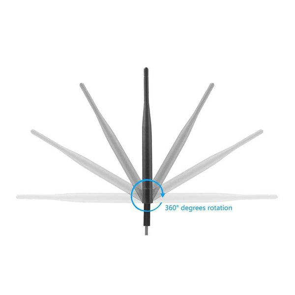 Usb Wireless Wifi Adapter Bt Dongle 1200Mbps Ethernet Dual Antenna Boosters Extenders & Antennas