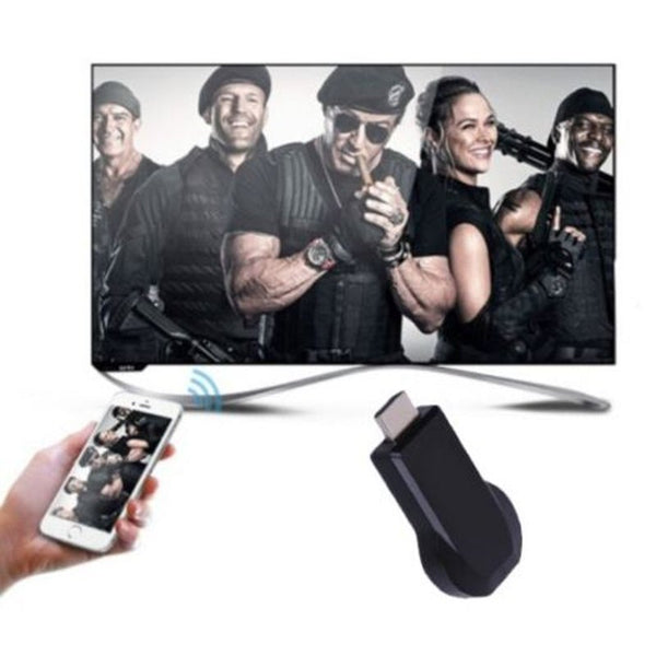 Wireless Fi Display Dongle 1080P Screen Mirroring Black Usb Wi Fi Adapters/Dongles