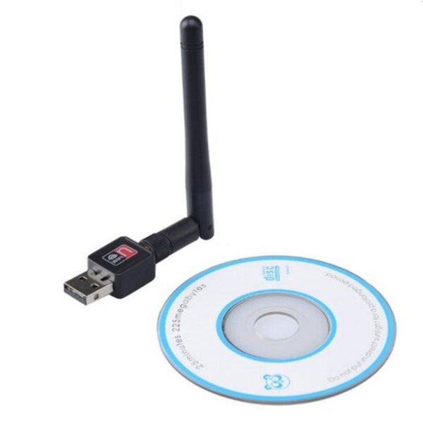 Wireless Wifi Adapter 300 Mbps 20Dbm Antenna Usb Receiver Network Card Black Usb Wi Fi Adapters/Dongles