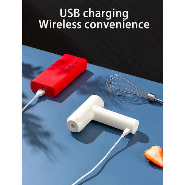 Wireless Portable Electric Food Mixer With 3 Speeds For Kitchen Use Countertop Mixers