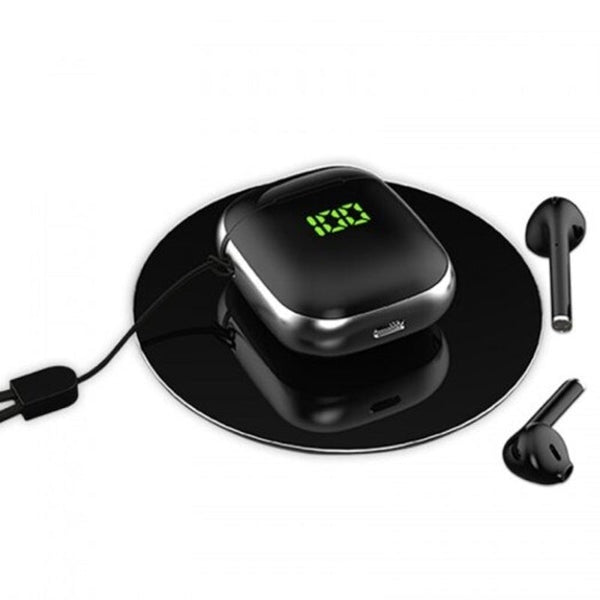 Bluetooth 5.0 Earphones Wireless Charging Call With Mic Earbuds