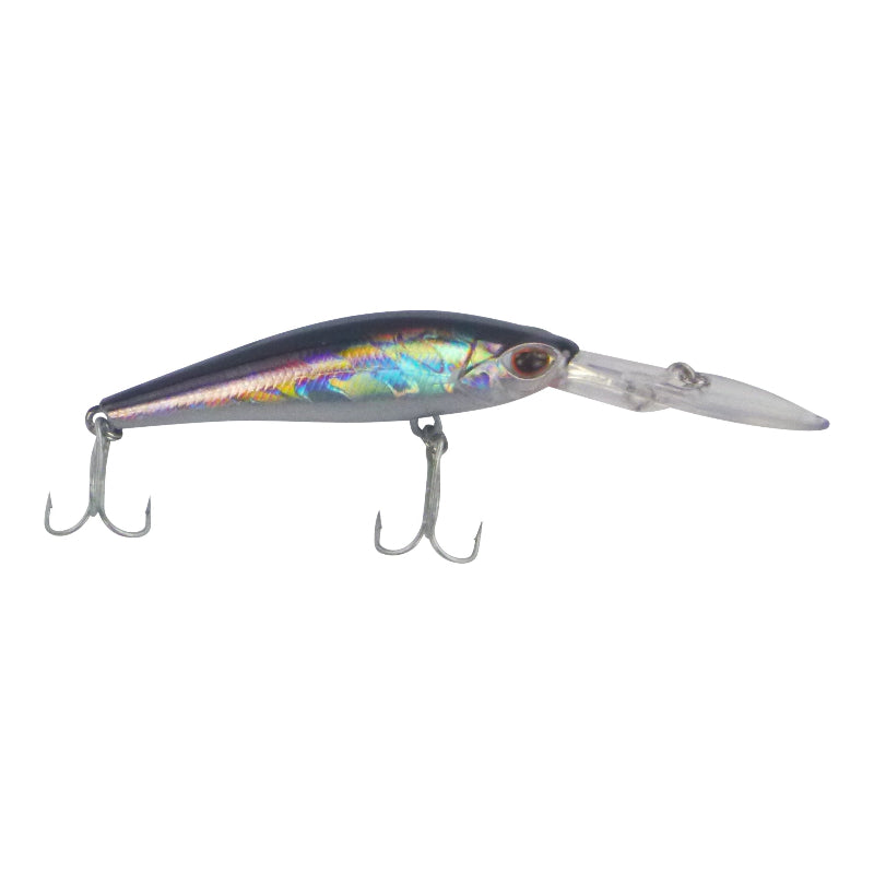 Finesse Wobbler Diving Lure Silver Mullet. 90Mm Baits & Lures