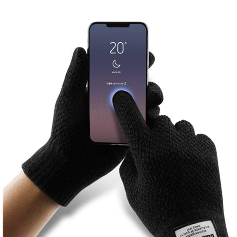 Women Men Knitted Touchscreen Winter Gloves Gloves & Mittens
