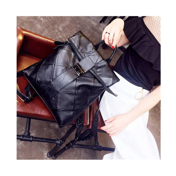 Women Backpack Purse Leather Shoulder Bag Casual Travel For Girls Women's Bags & Handbags