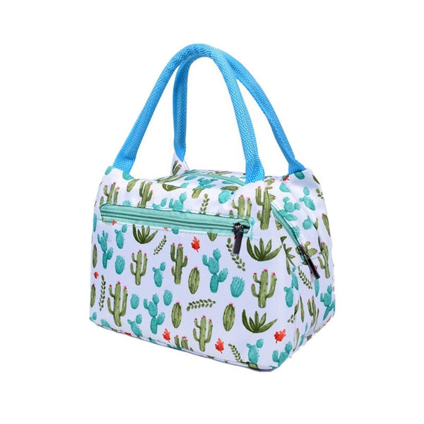 Women Fashion Zipper Portable Insulation Bag Cartoon Waterproof Lunch With Aluminum Foil Lunchboxes & Bags