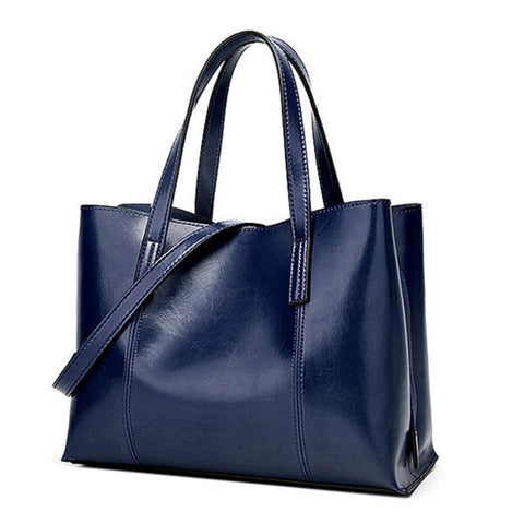 Women Pu Leather Casual Handbag Large Capacity Solid Crossbody Bag Women's Bags & Handbags