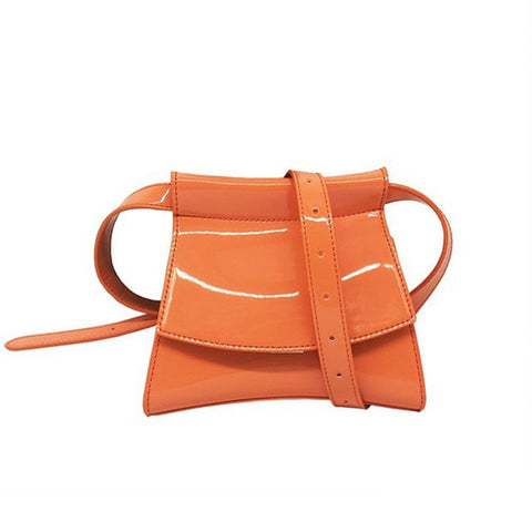 Women's Bags Fashion Quality Patent Pu Leather Shoulder Females Crossbody Messenger Waist