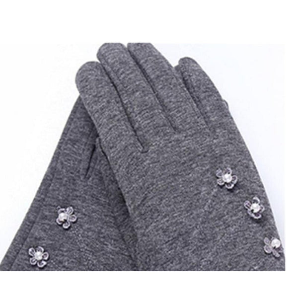 Women's Fashion Warm Winter Thick Gloves With Button