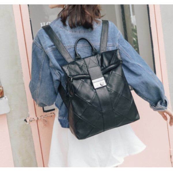 Women Backpack Purse Leather Shoulder Bag Casual Travel For Girls Women's Bags & Handbags