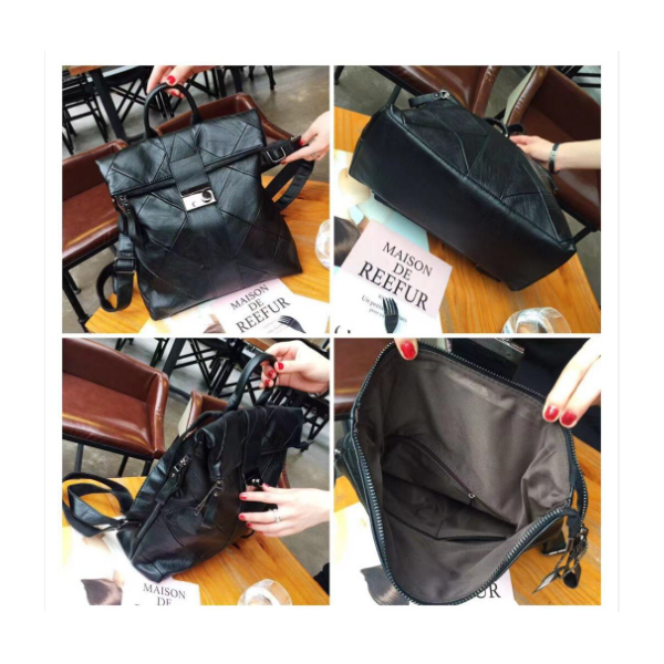 Women Backpack Purse Leather Shoulder Bag Casual Travel For Girls Women's Bags & Handbags