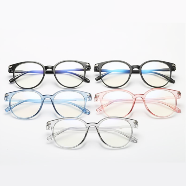 Women Glasses Frame Men Anti Blue Light Eyeglasses Vintage Round Clear Lens Optical Spectacle Eyeglass Frames