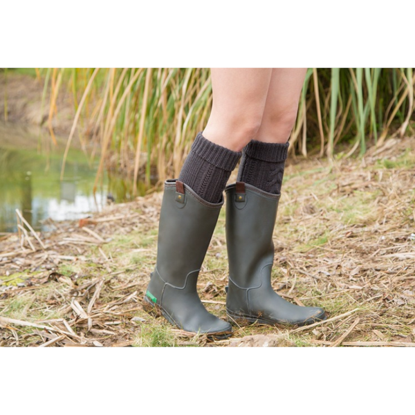 Women Knitted Knee High Socks Leg Warmers