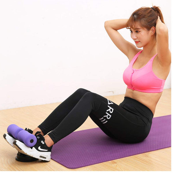 Women Men Sit Up Exerciser Thin Body Fat Burning Abdomen Trainer Purple