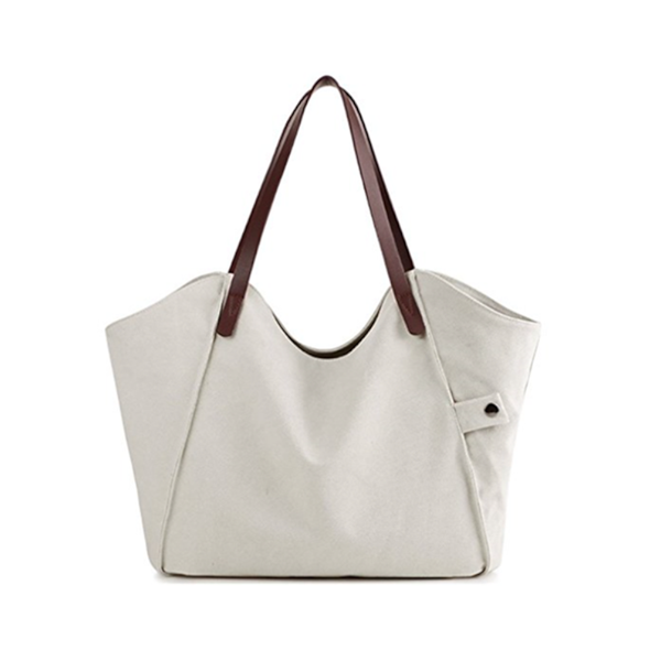 Women's Canvas Shoulder Bag Weekend Shopping Big Tote Women's Bags & Handbags