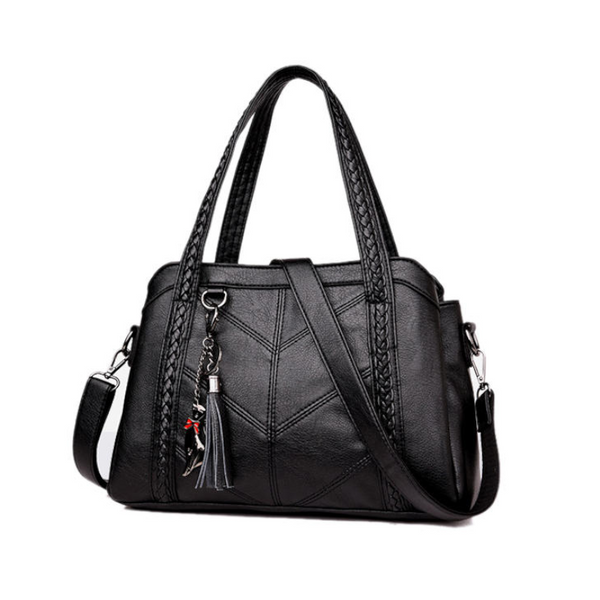 Women Elegant Soft Pu Handbag Shoulder Bag Crossbody Bags Black Women's Bags & Handbags