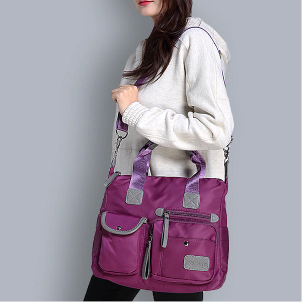 Women Nylon Waterproof Large Capacity Multi Pocket Multifunction Handbag Crossbody Bag Women's Bags & Handbags