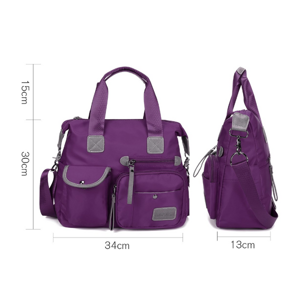 Women Nylon Waterproof Large Capacity Multi Pocket Multifunction Handbag Crossbody Bag Women's Bags & Handbags