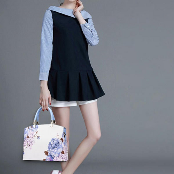 Women Pu Leather Print Handbag Crossbody Bag Women's Bags & Handbags
